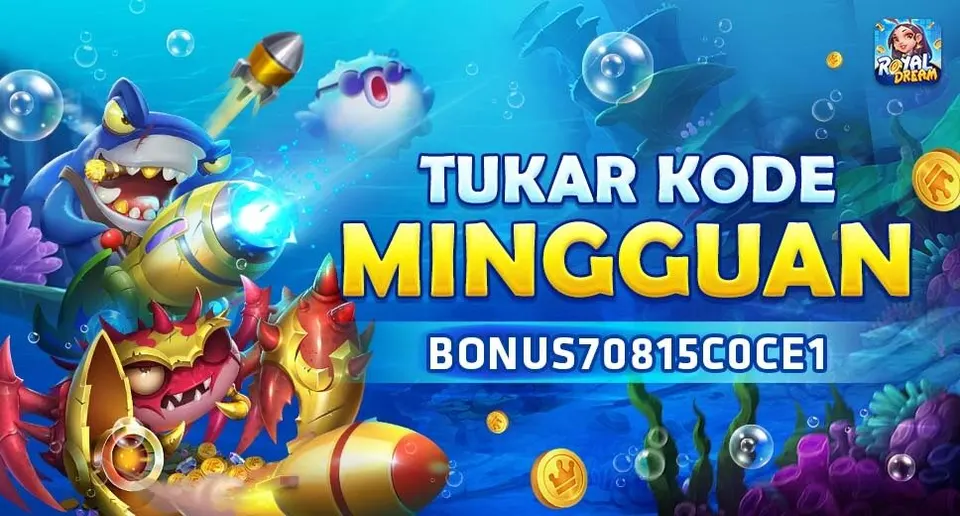 Kode Hadiah · Mingguan – Royal Dream