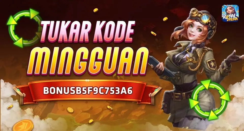 Kode Hadiah · Mingguan – Royal Dream