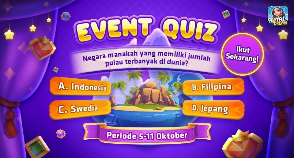 Event · Kuis Mingguan – Royal Dream