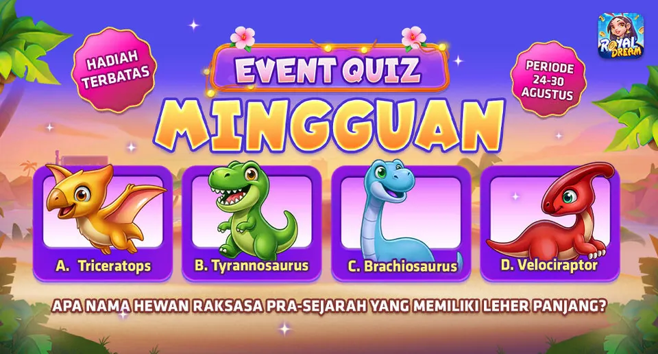 Event · Kuis Mingguan – Royal Dream
