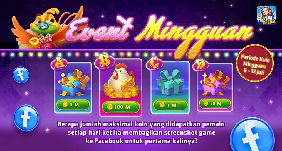 Event · Kuis Mingguan – Royal Dream