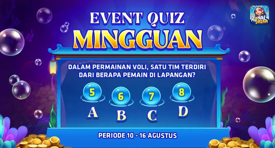 Event · Kuis Mingguan – Royal Dream