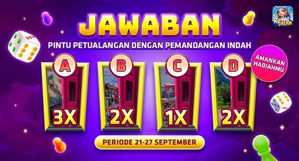 Pengumuman · Pemenang – Royal Dream