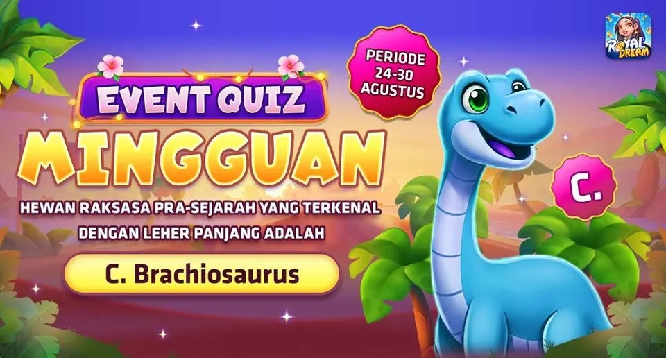 Pengumuman · Pemenang – Royal Dream