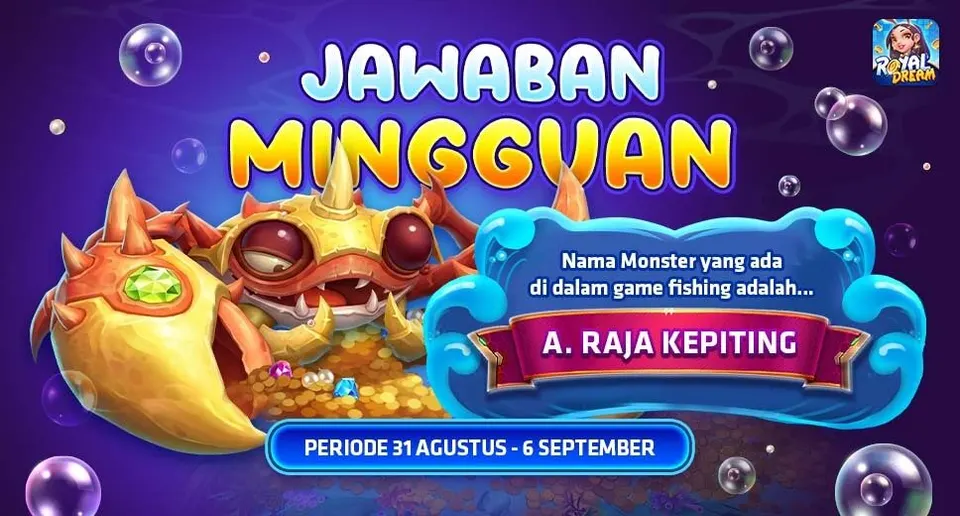 Pengumuman · Pemenang – Royal Dream