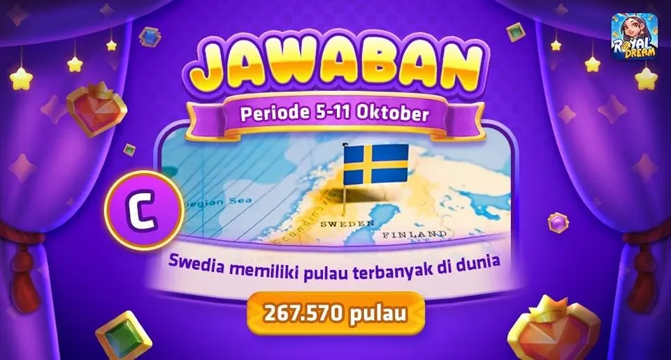Pengumuman · Pemenang – Royal Dream