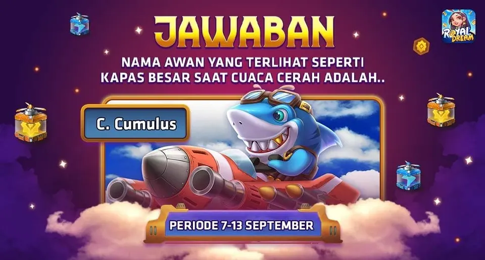 Pengumuman · Pemenang – Royal Dream