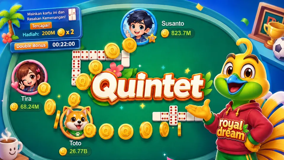 Mode Quintet, permainan domino di Royal Dream